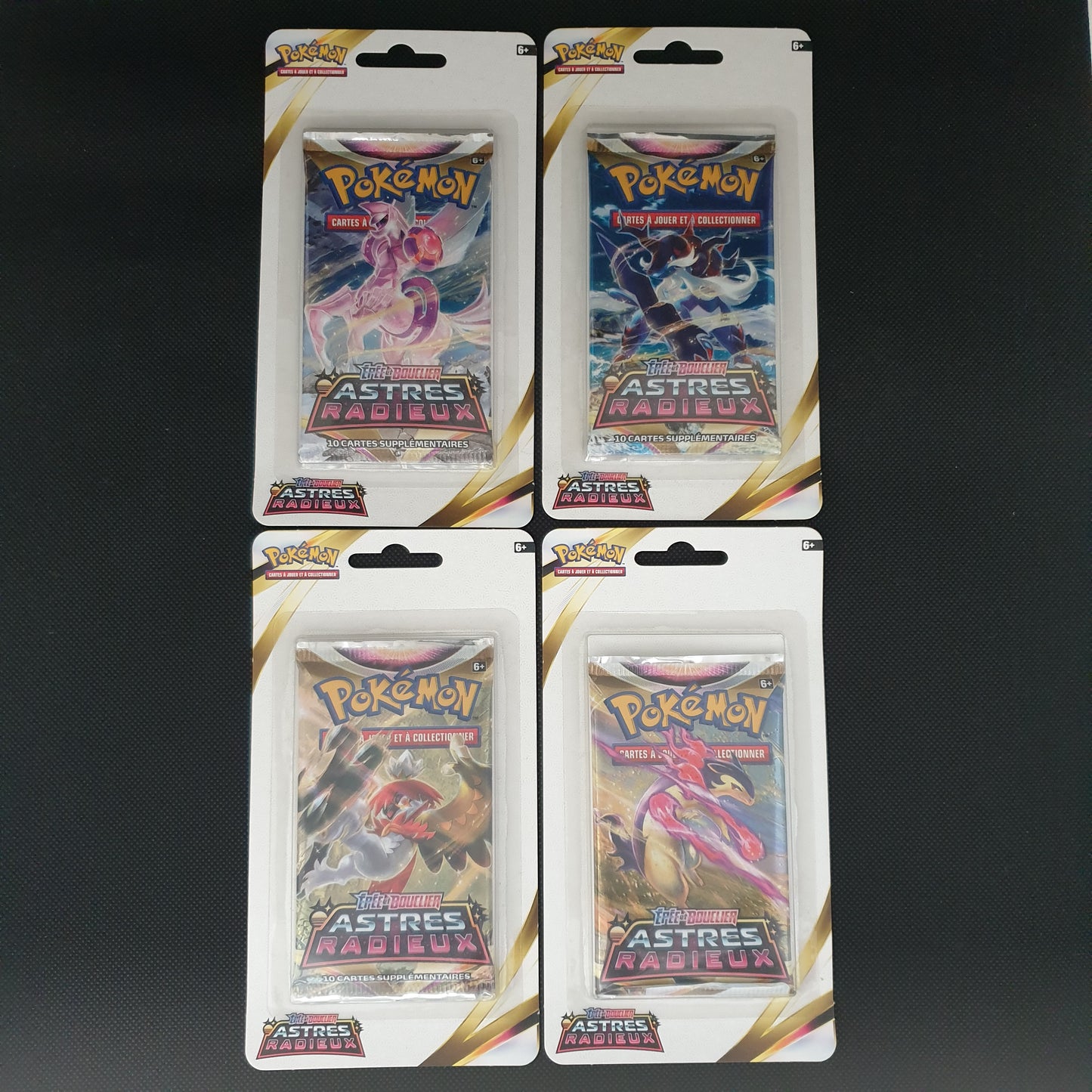 Artset de 4 blisters Astres radieux