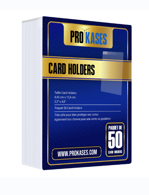 Paquet de 50 CARD HOLDERS SEMI-RIGIDES PROKASE