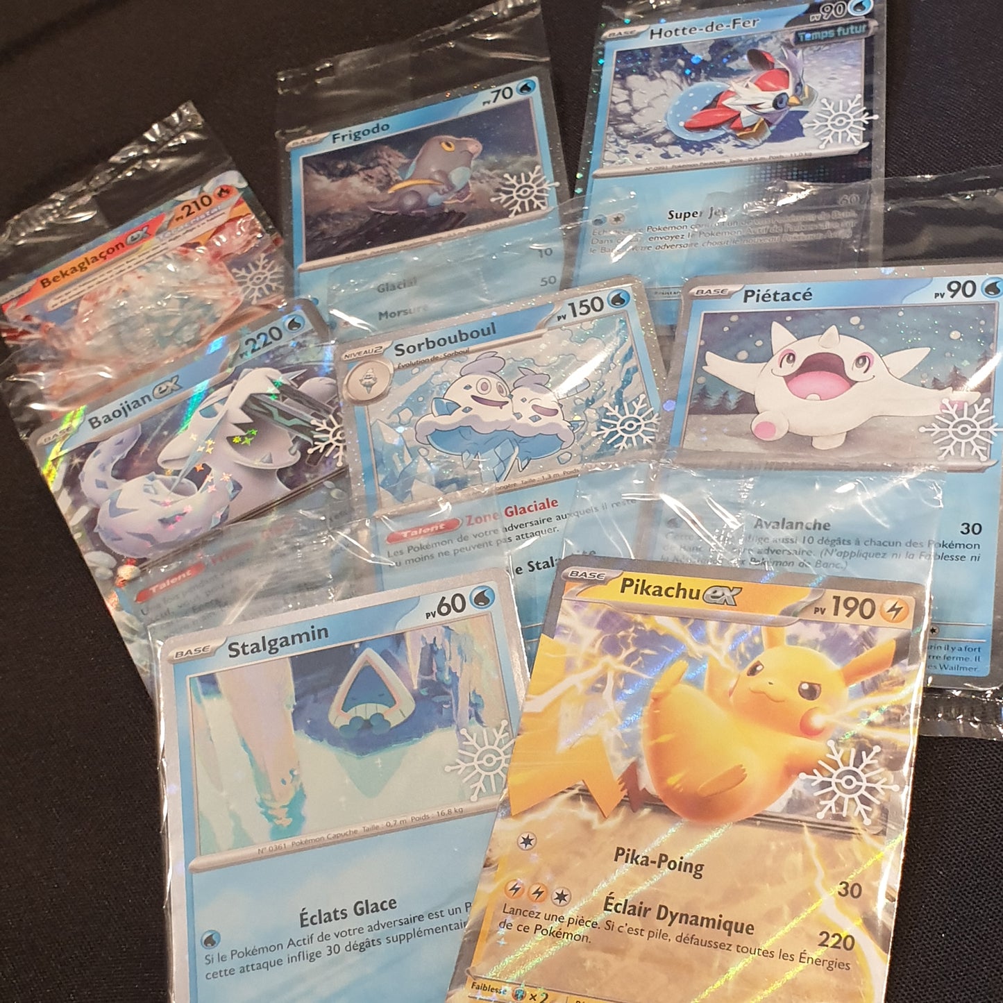 Lot de 8 cartes scellées du calendrier 2024