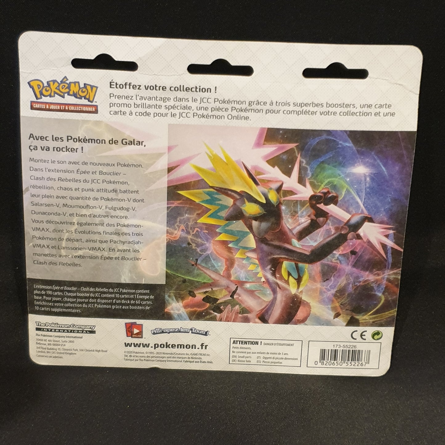 Tripack Clash des rebelles Rayquaza