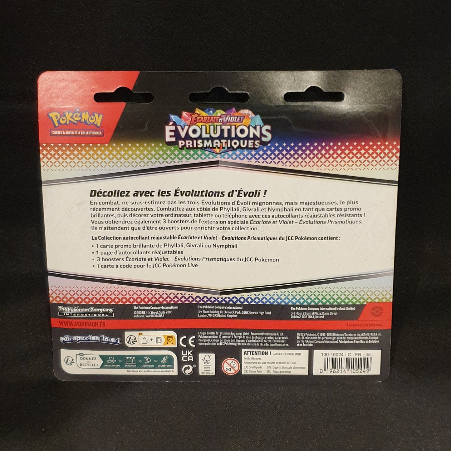Tripack EV8,5 Evo Prismatiques Nymphali