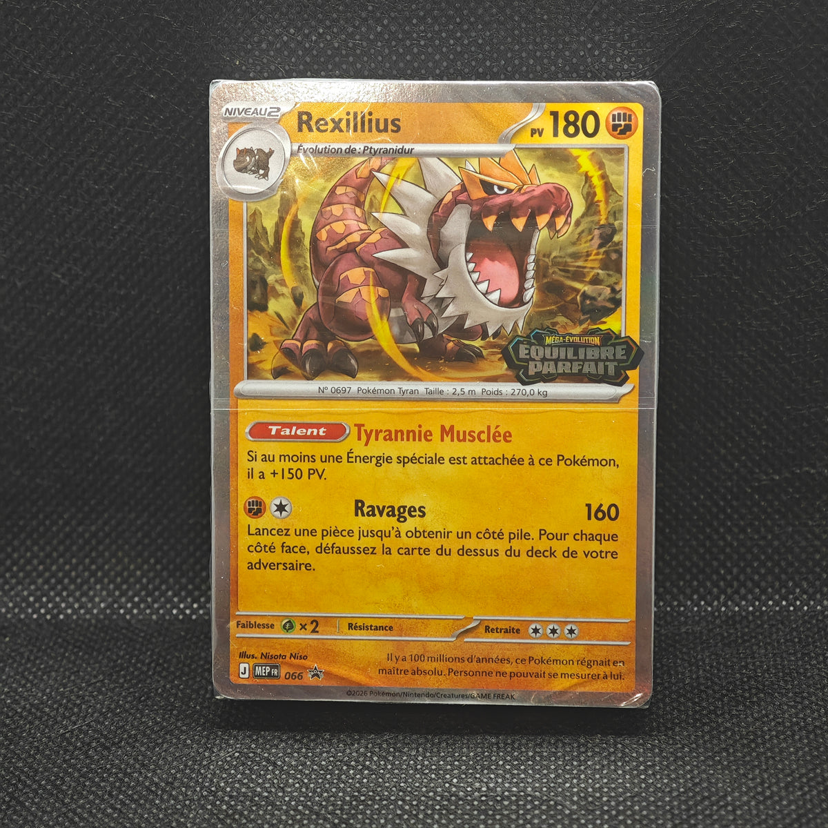 Deck de kit AP Pokémon Rexillius MEP066 scellé
