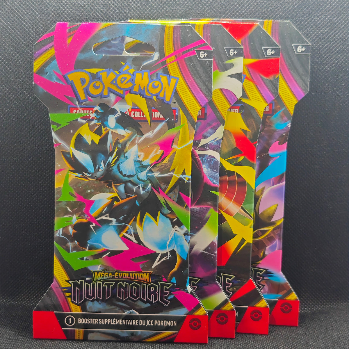 Artset 4 boosters cartons FR ME05 Nuit Noire