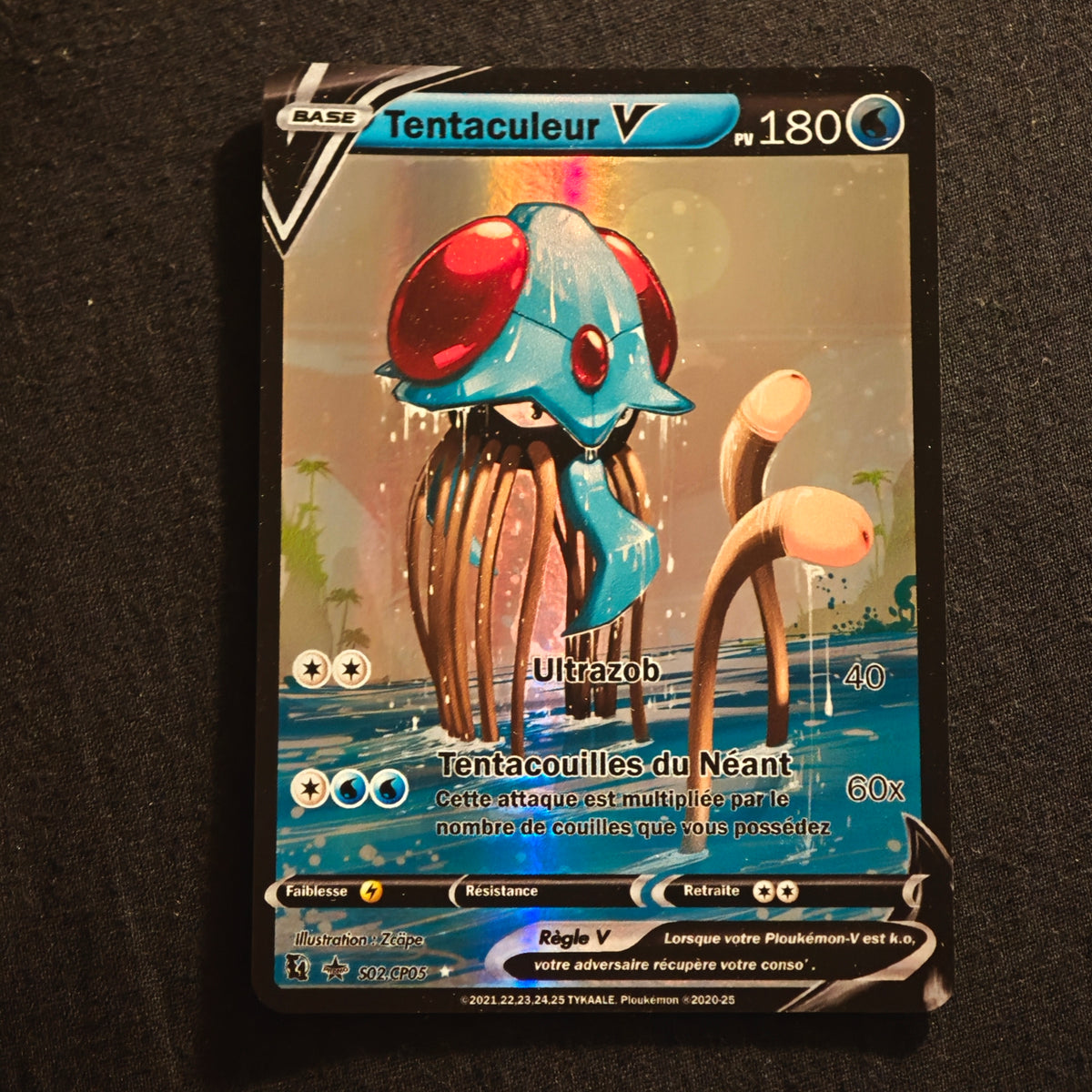 Carte holographique Ploukémon Promo Tentaculeur V S02 CP05 E1