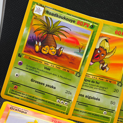Lot de 9 cartes Ploukémon de la série Fleur ed1