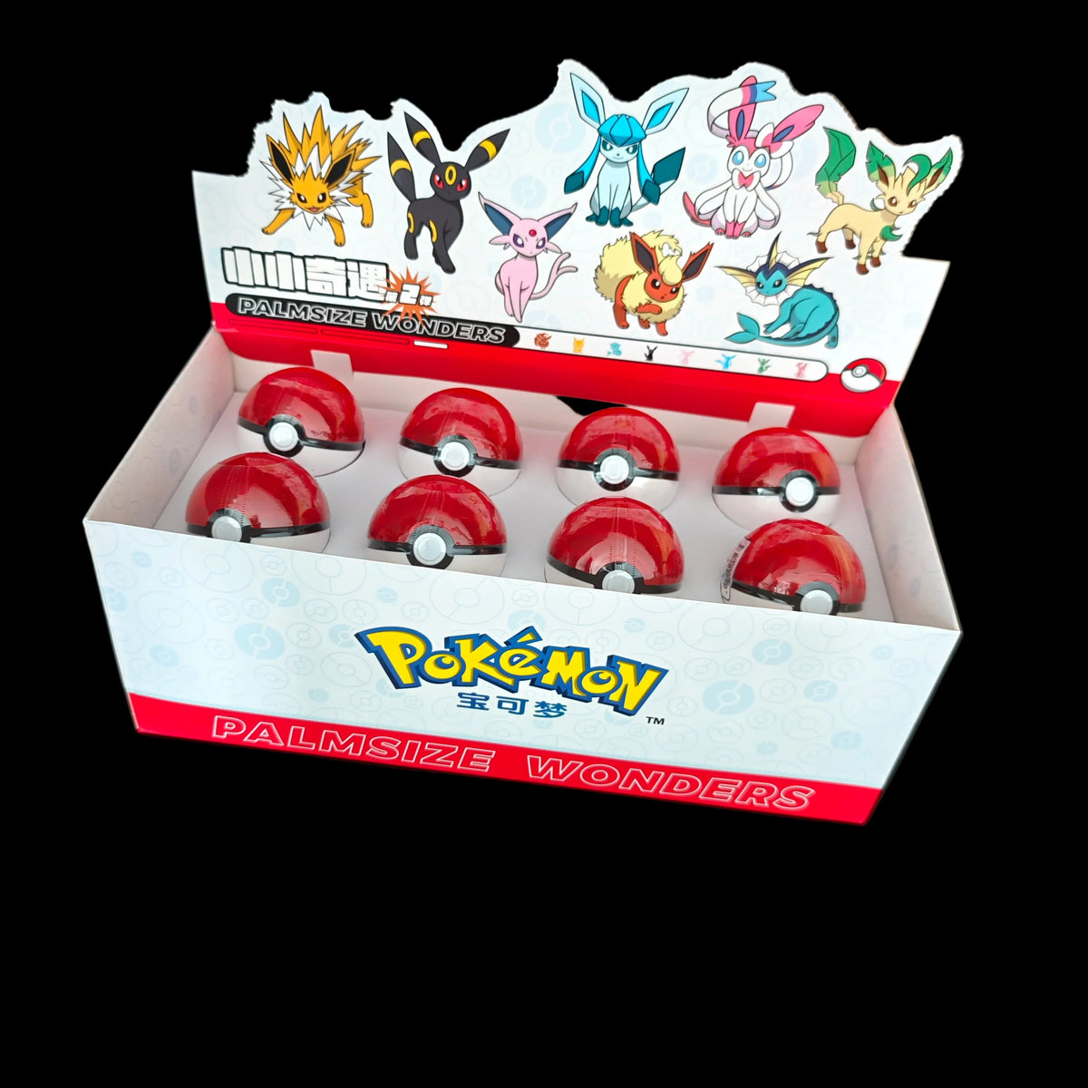 Pokémon × Funism – Palmsize Wonders Évoli & Évolutions – Poké Ball Mystère / Unité, set de 8 ou Display de 16