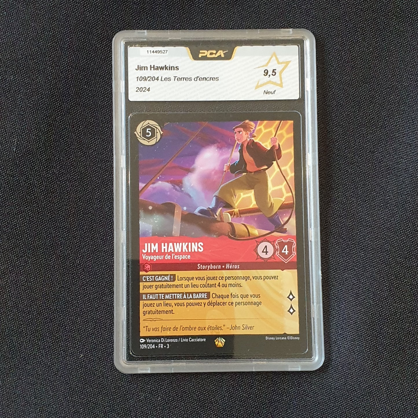 Jim Hawkins 109/204 FR 3 Non foil Lorcana