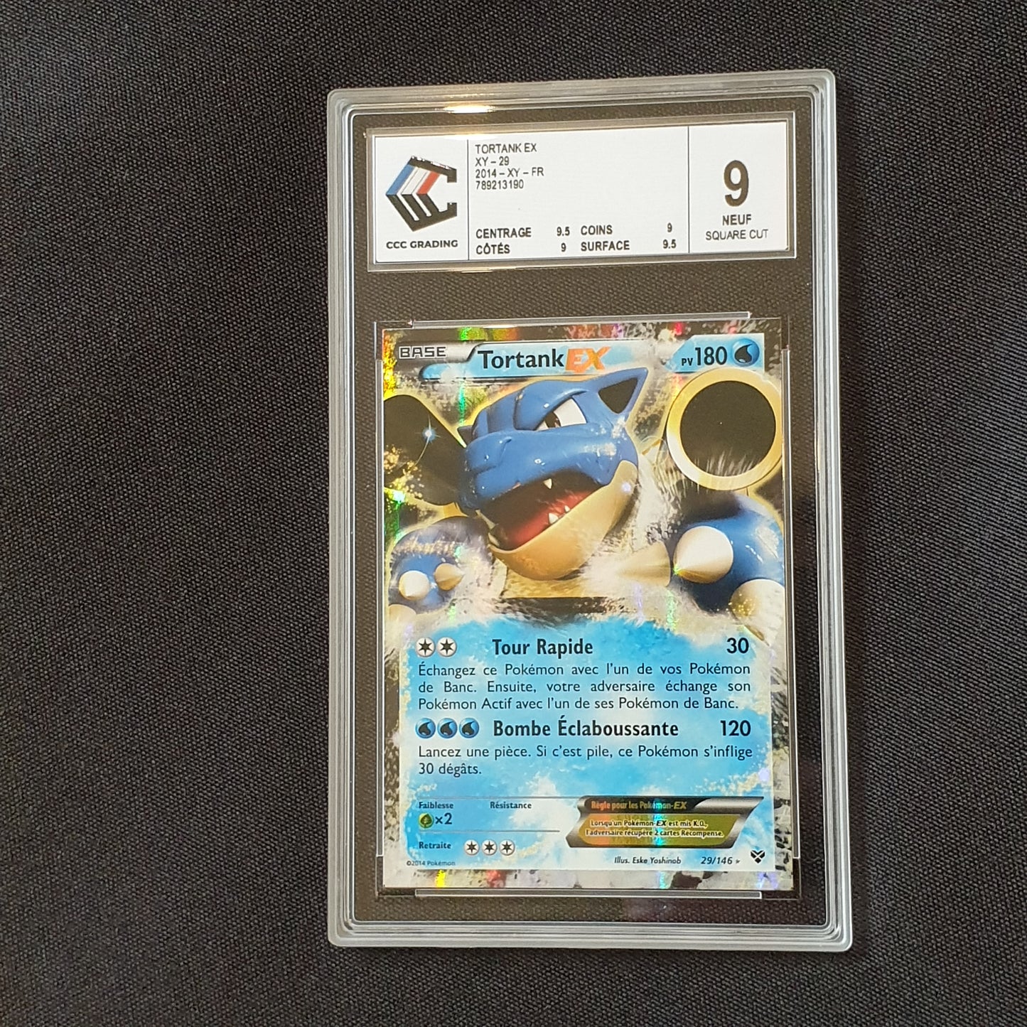 Tortank EX XY 2014 SQUARE CUT CCC9