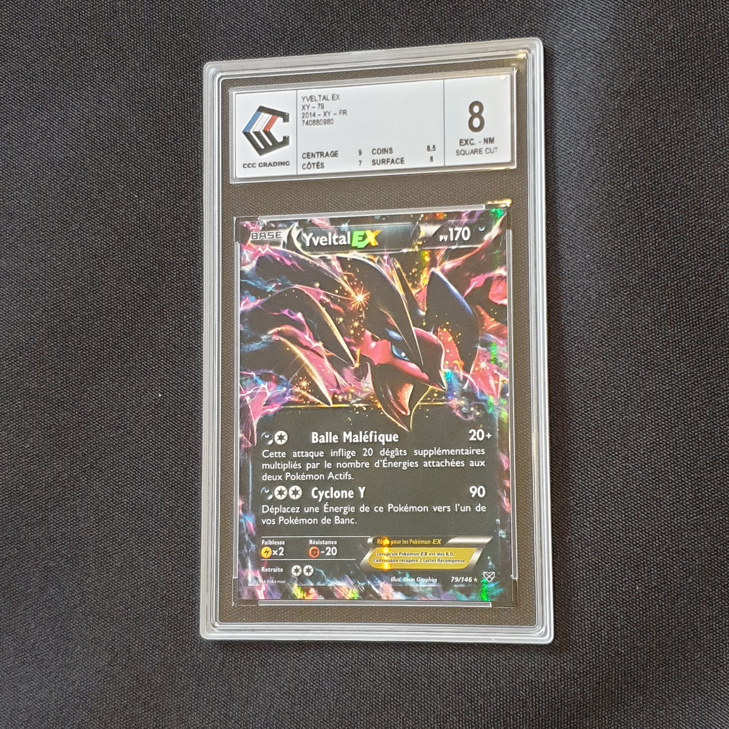 Yvetal Ex XY 2014 SQUARE CUT CCC8