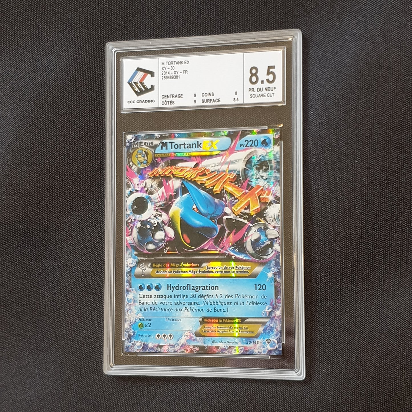 Mega Tortank EX XY 2014 SQUARE CUT CCC8,5