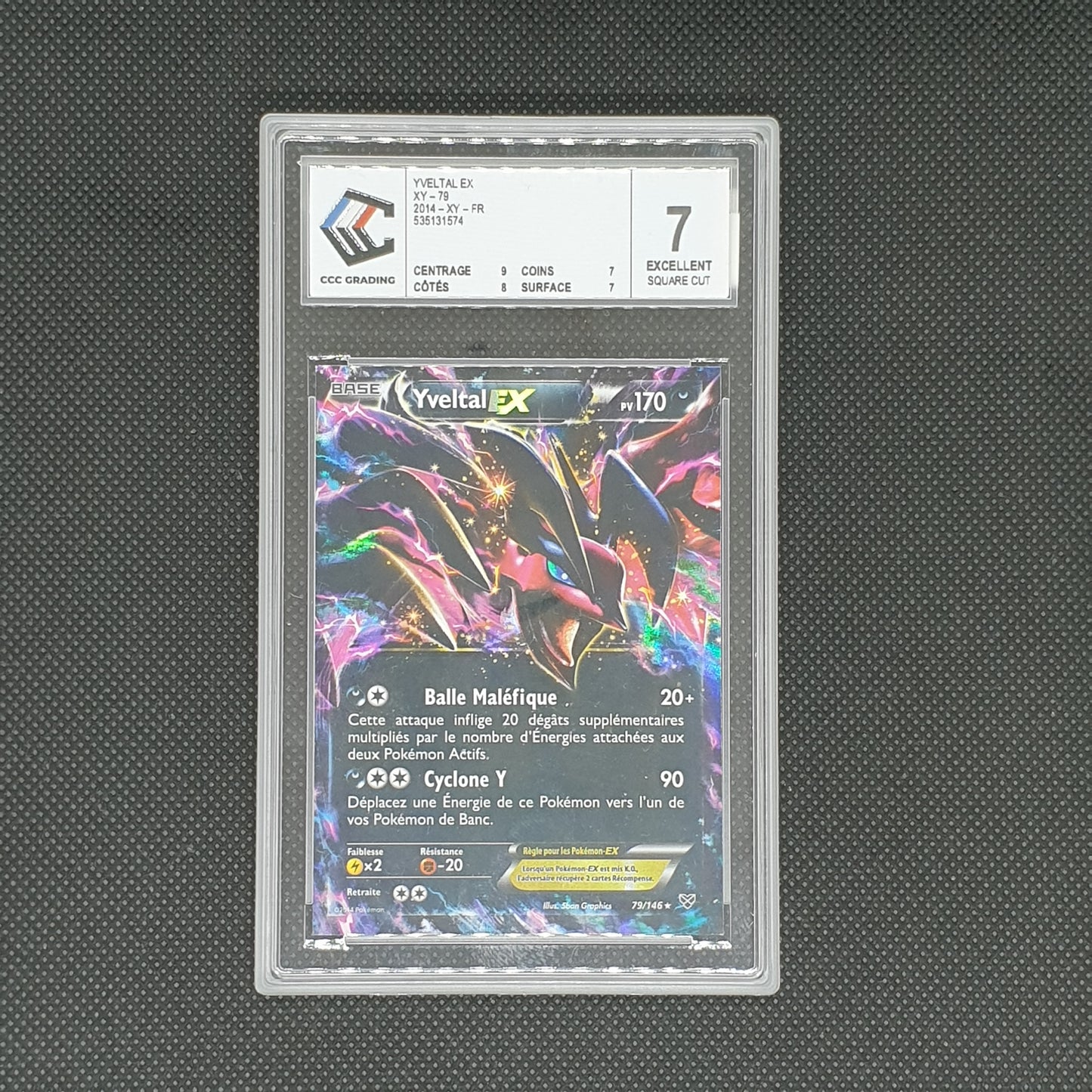 Yvetal Ex XY 2014 SQUARE CUT CCC7