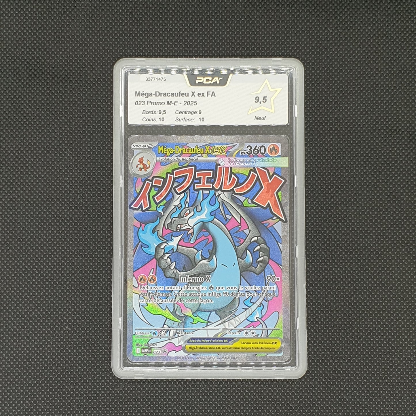 Méga Dracaufeu X ex FA MEP023 PCA 9,5