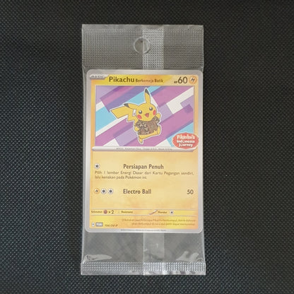 Carte promo scellée Pikachu Berkemaja Batik 154/SV-P