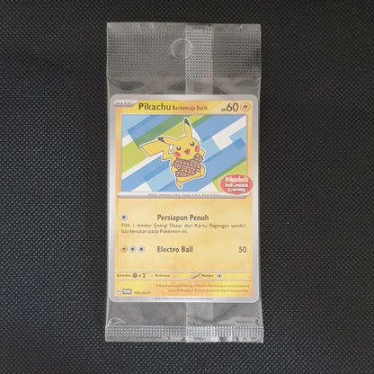 Carte promo scellée Pikachu Berkemaja Batik 155/SV-P