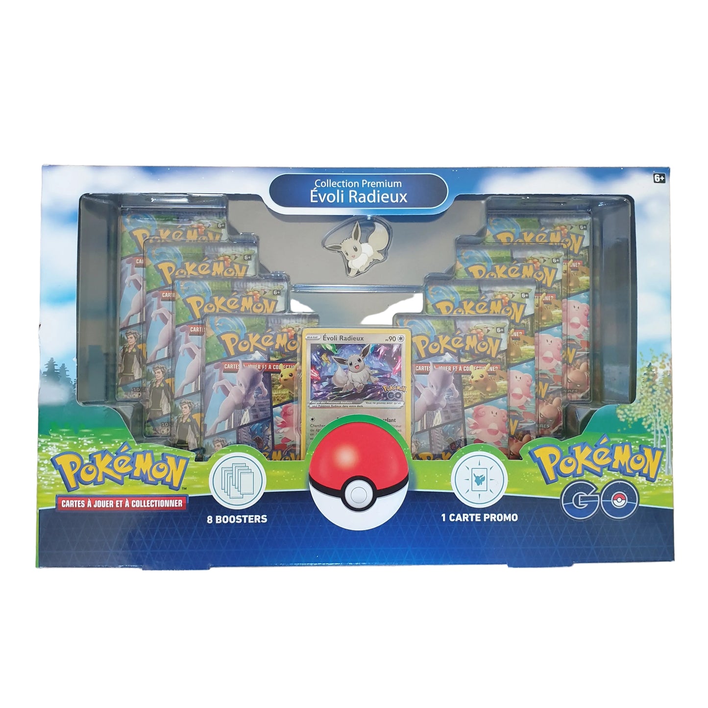 Collection premium pokémon go Evoli Radieux
