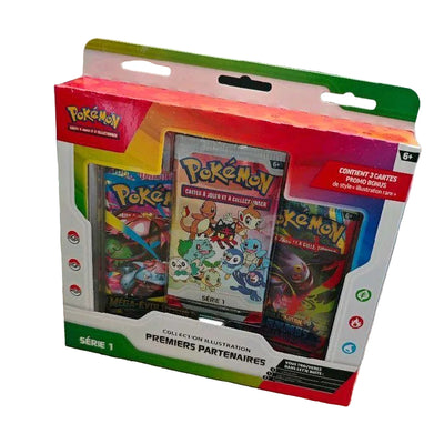 Pokémon First Partner Pack SERIES 1 - Illustration Collection with 3 Bonus Promo Cards