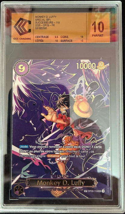 Monkey D.Luffy SP de OP13 Special OP09-119 fr 2025 GOLD LABEL