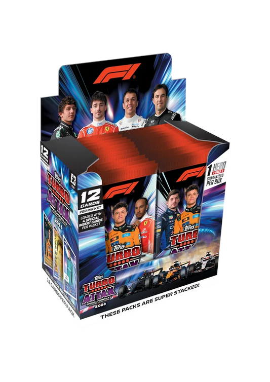 Display 24 boosters Topps F1 Turbo attax 26/27