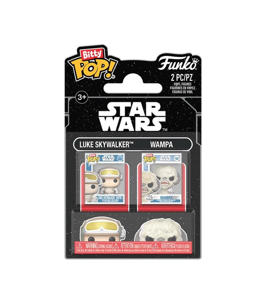 Funko Bitty POP! Luke Skywalker et Wampa - Star Wars