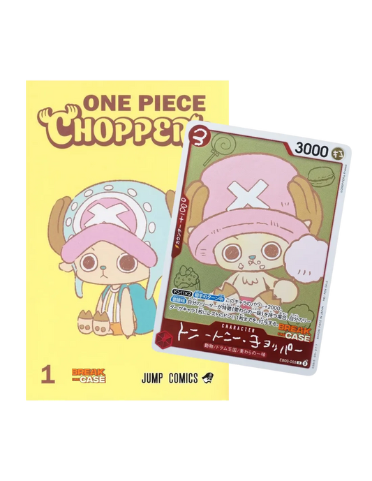 Livret scellé avec carte promo One Piece Chopper's Book & Carte Promo EB02-003
