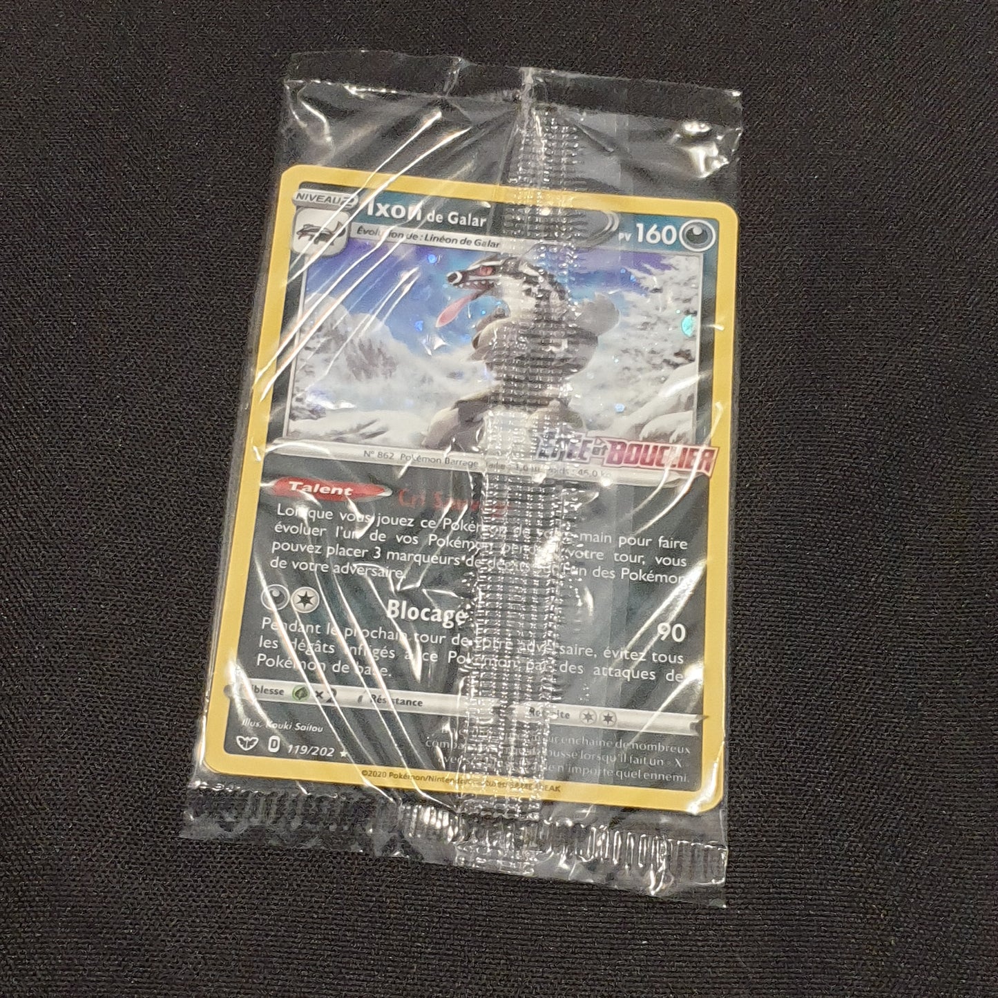 Carte promo scellée Ixon de Galar stamp EB01 119/202