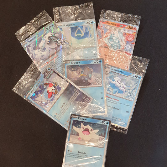 Lot de 7 cartes scellées du calendrier 2024