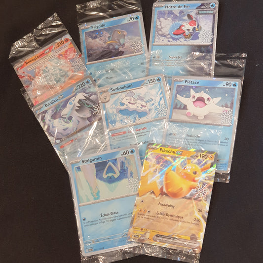 Lot de 8 cartes scellées du calendrier 2024