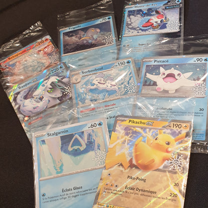Lot de 8 cartes scellées du calendrier 2024