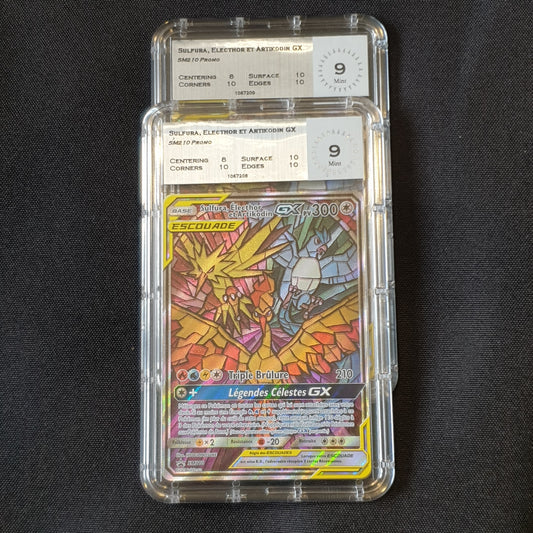 Sulfura Electhor et Artikodin Promo SM210 Gradée MTG 9