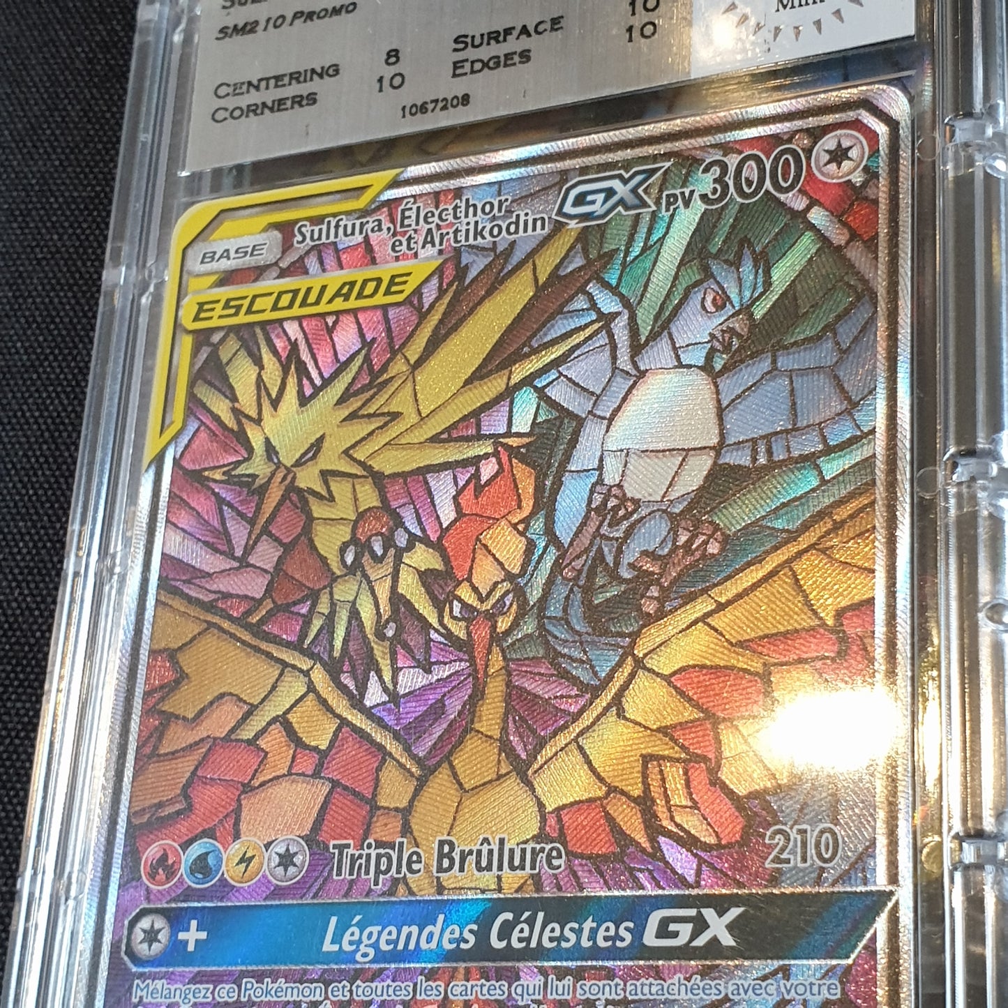 Sulfura Electhor et Artikodin Promo SM210 Gradée MTG 9