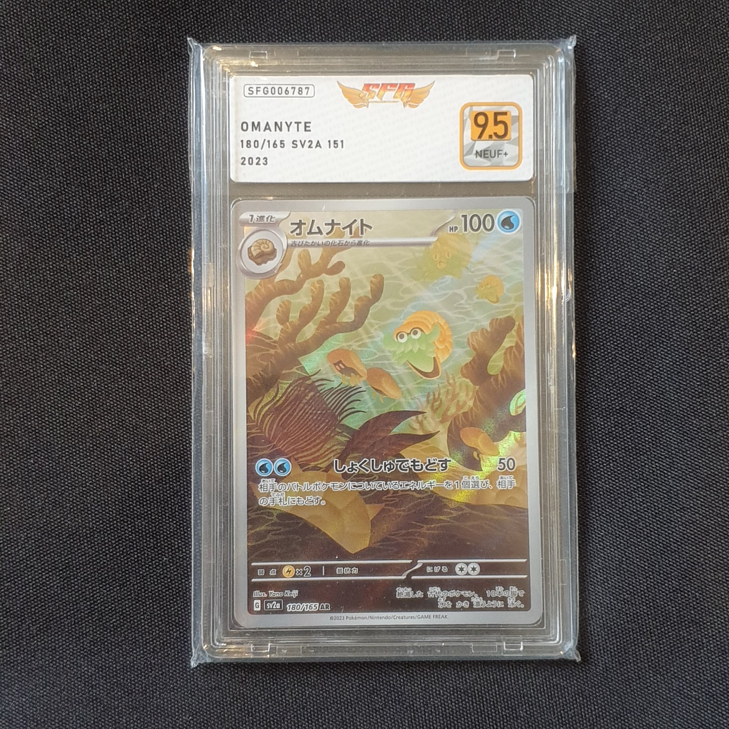 Amonita Omanyte 151 jpn SV2a 2023 180/165