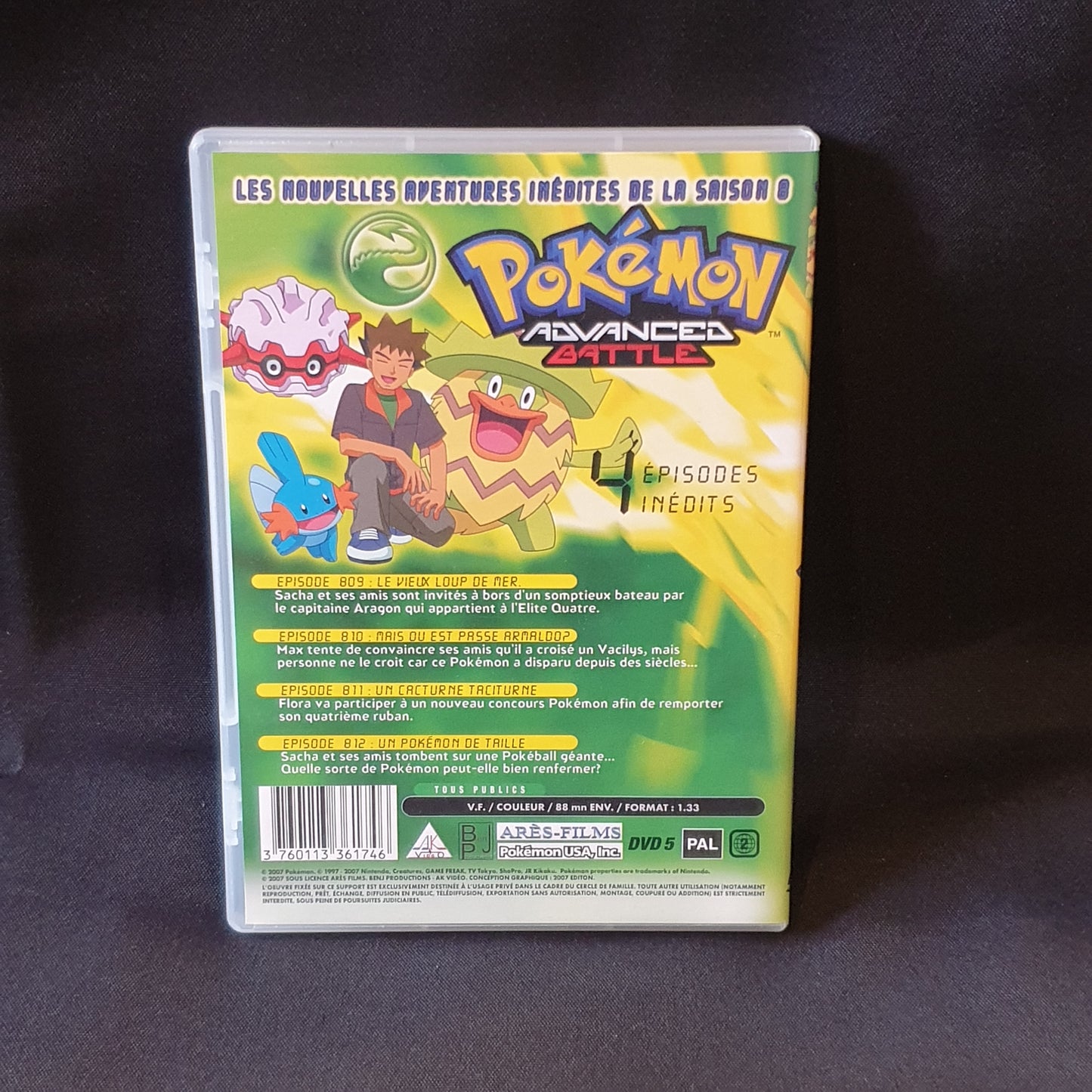 Dvd Pokemon avanced battle Saison 6 vol 3 dvd 5 [Occasion]
