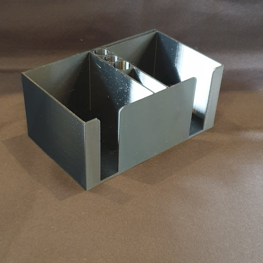 Distributeur sleeves et toploader de bureau noir V4  [3D by @maxoutcg]