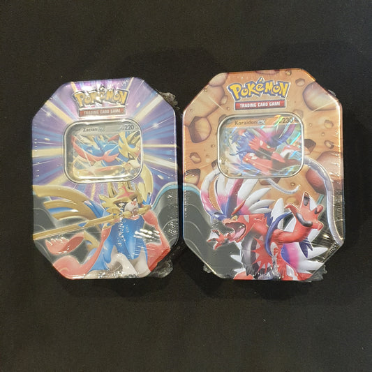 Lot de 2 Pokebox Koraidon ex et Zacian ex