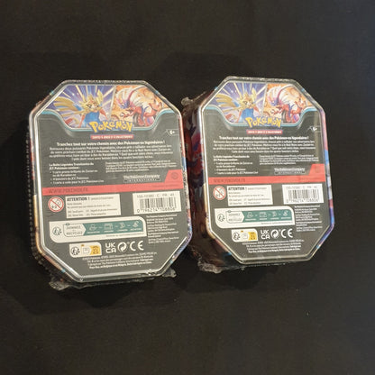 Lot de 2 Pokebox Koraidon ex et Zacian ex