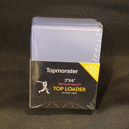 Paquet de 25 toploaders Topmonster (top loaders)