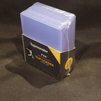 Paquet de 25 toploaders Topmonster (top loaders)