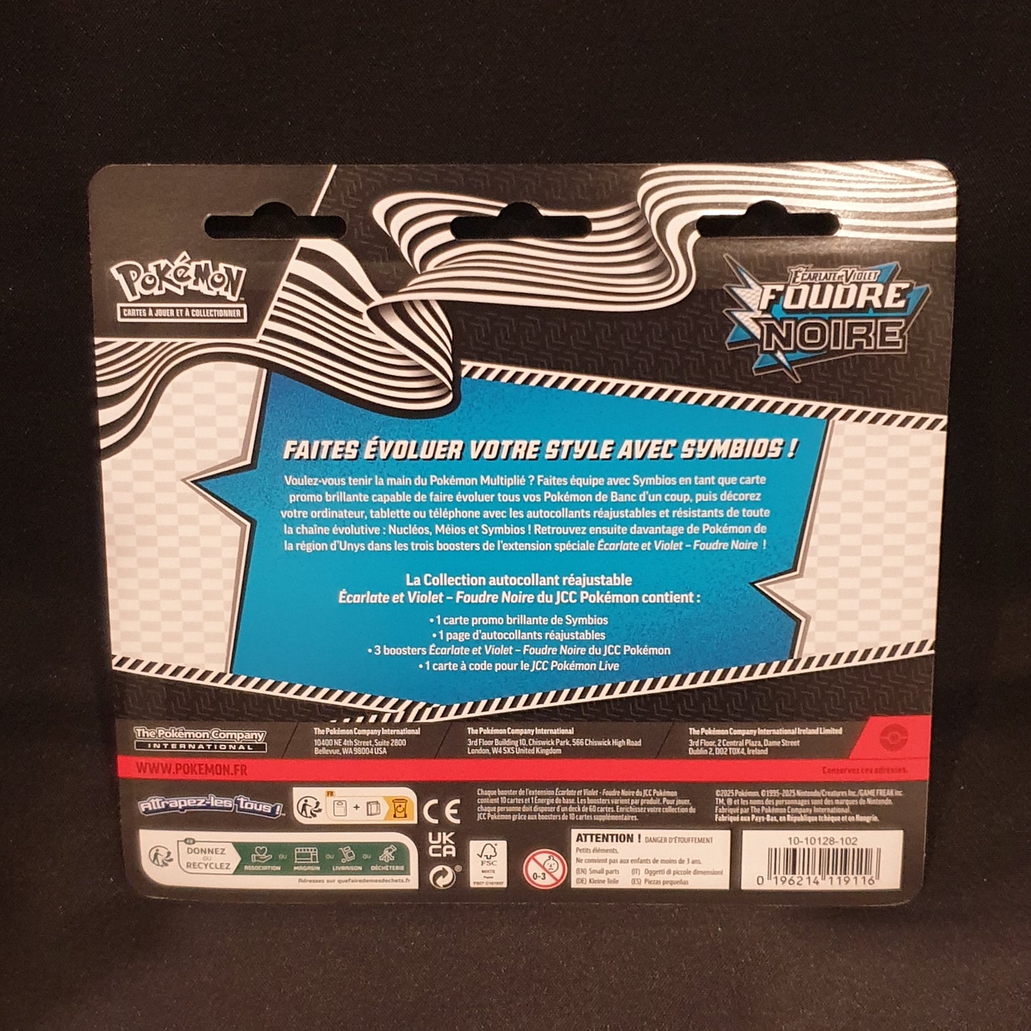 Tripack EV10,5 Noir Symbios