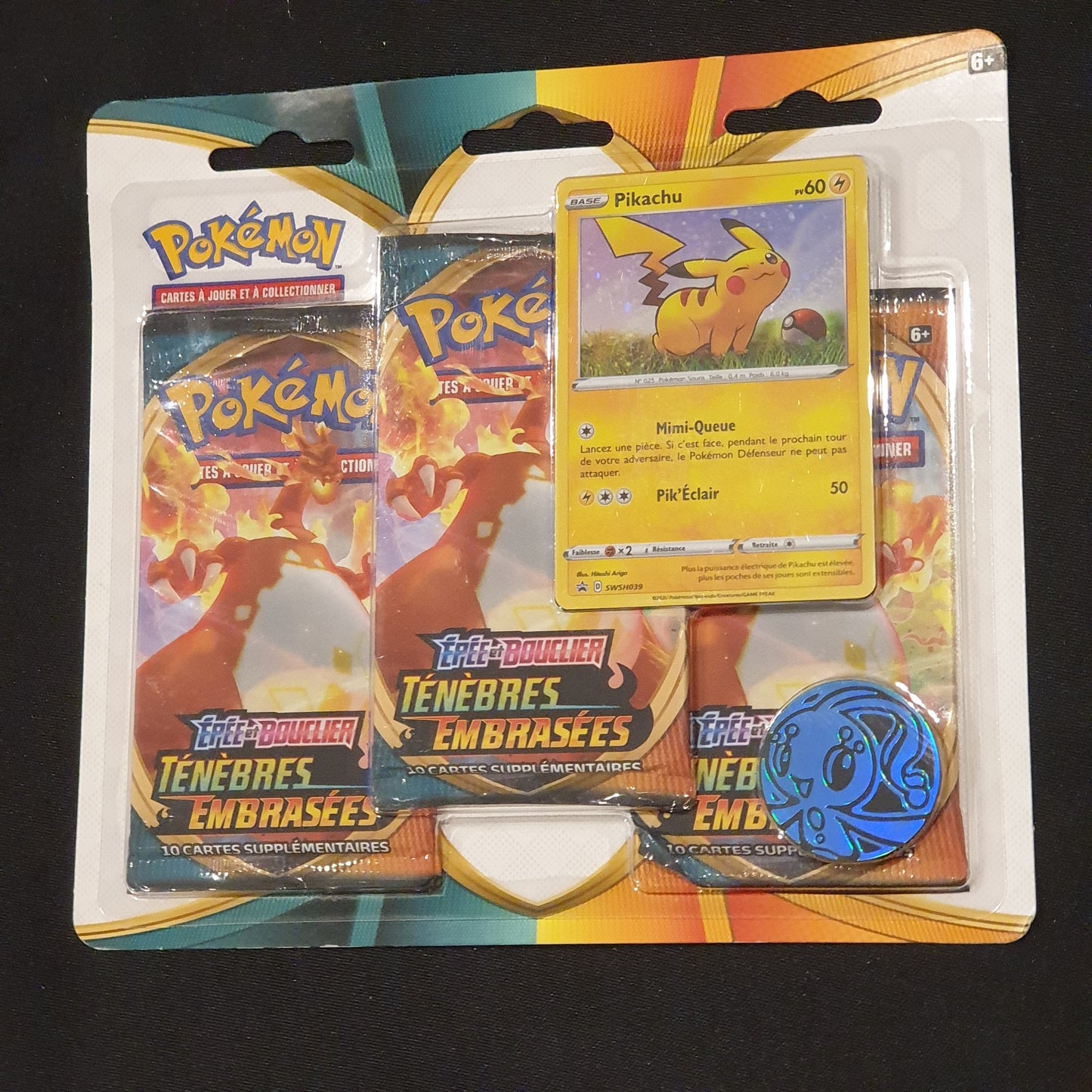 Tripack ténèbres embrasées triple illus dracaufeu