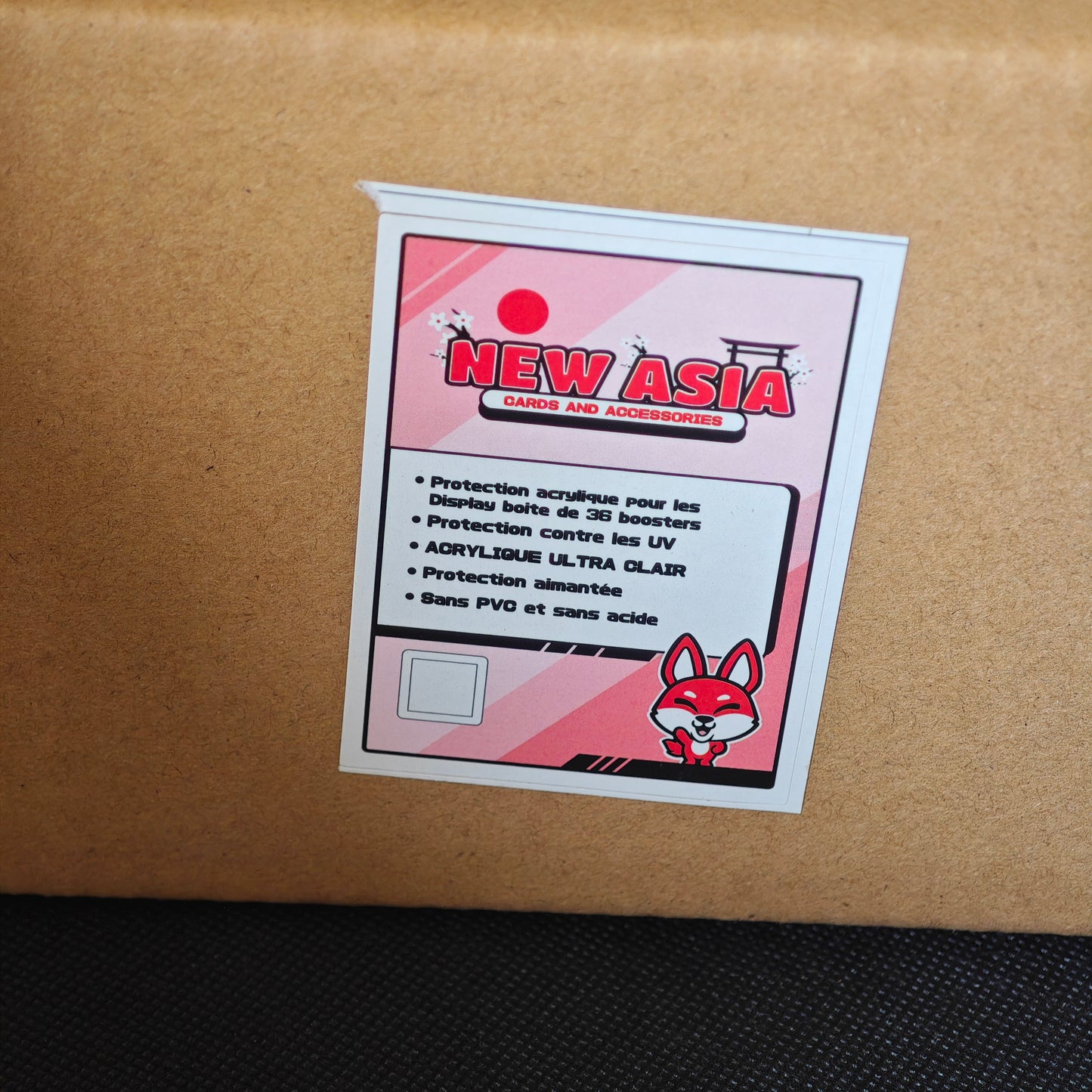 Protection Acrylique pour Display NEW ASIA