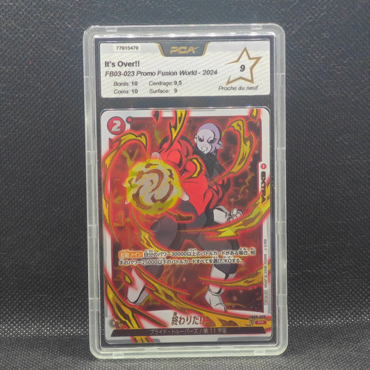 Carte gradée Dragon Ball FW - FB03-023 (R) (Parallel) - [AP01] - It's over! JPN