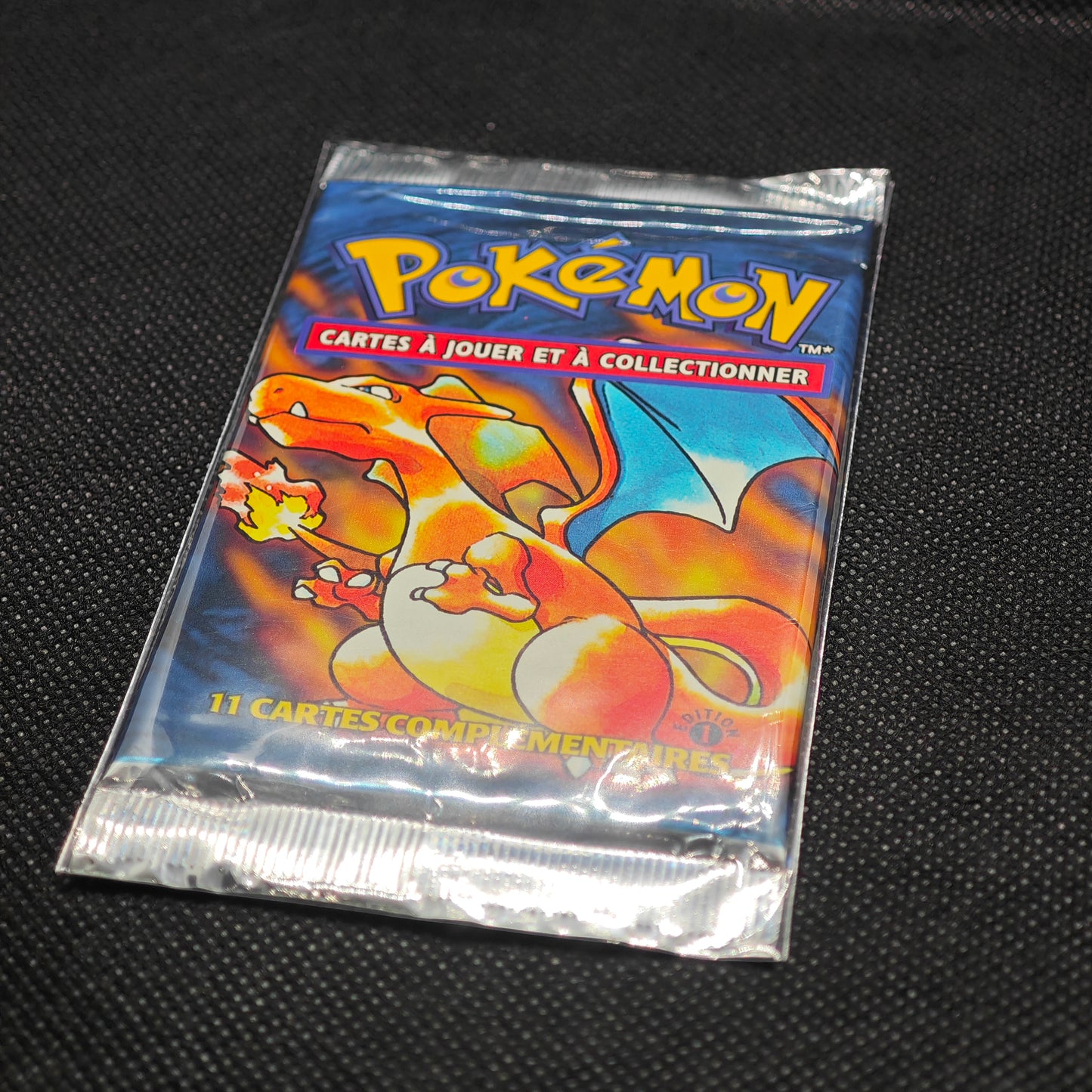 Booster Pokémon Set De Base ed1 20.61g Illustration Dracaufeu