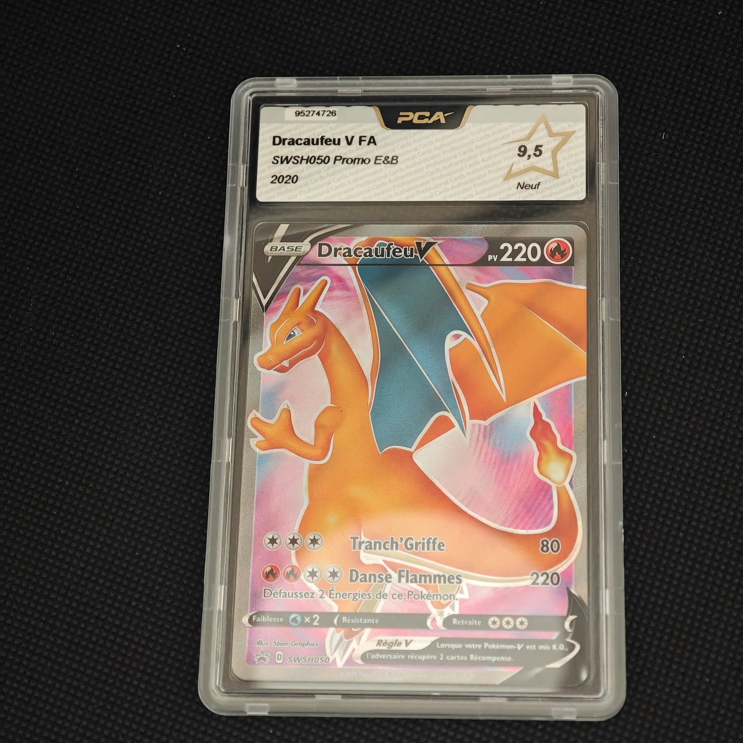 Dracaufeu V FA SWSH050 2020 PCA 9,5