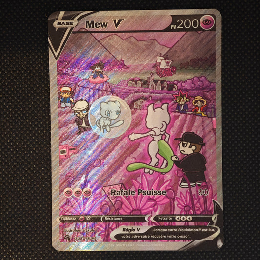 Carte holographique Ploukémon Promo Mew V MEWSEUM 2