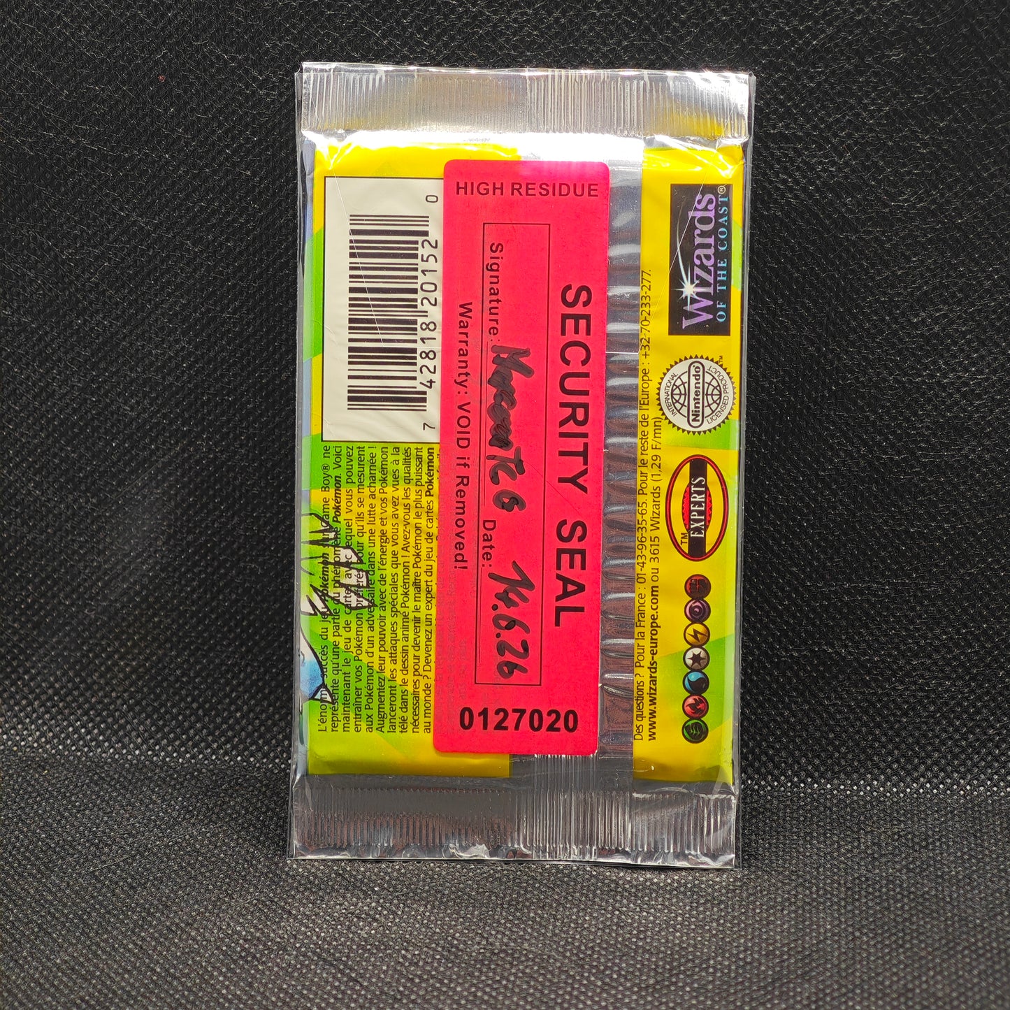 Booster Pokémon Set De Base ed1 20.59g Illustration Florizarre