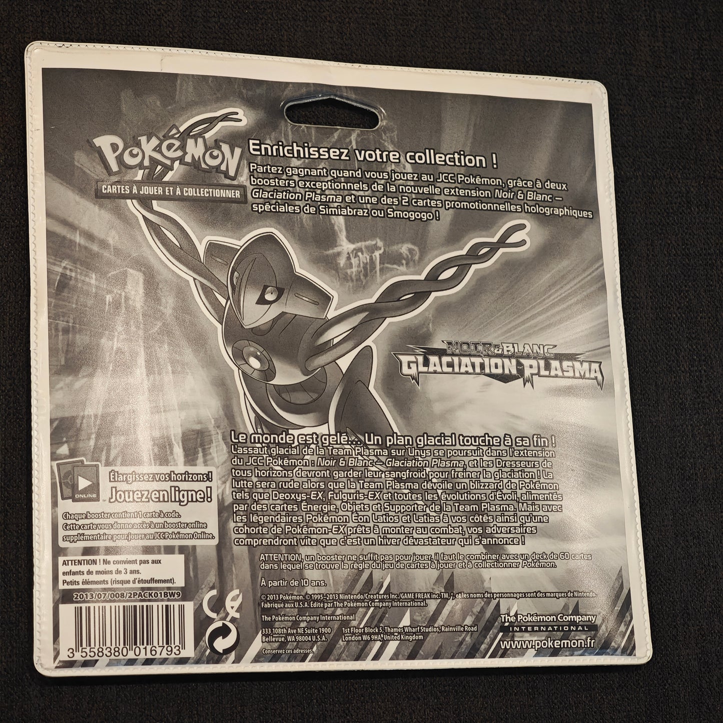 Duopack  Noir & Blanc Glaciation Plasma FR Vintage