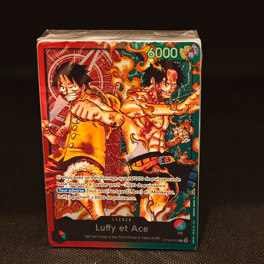 Deck Luffy et Ace OP16 FR sous blister