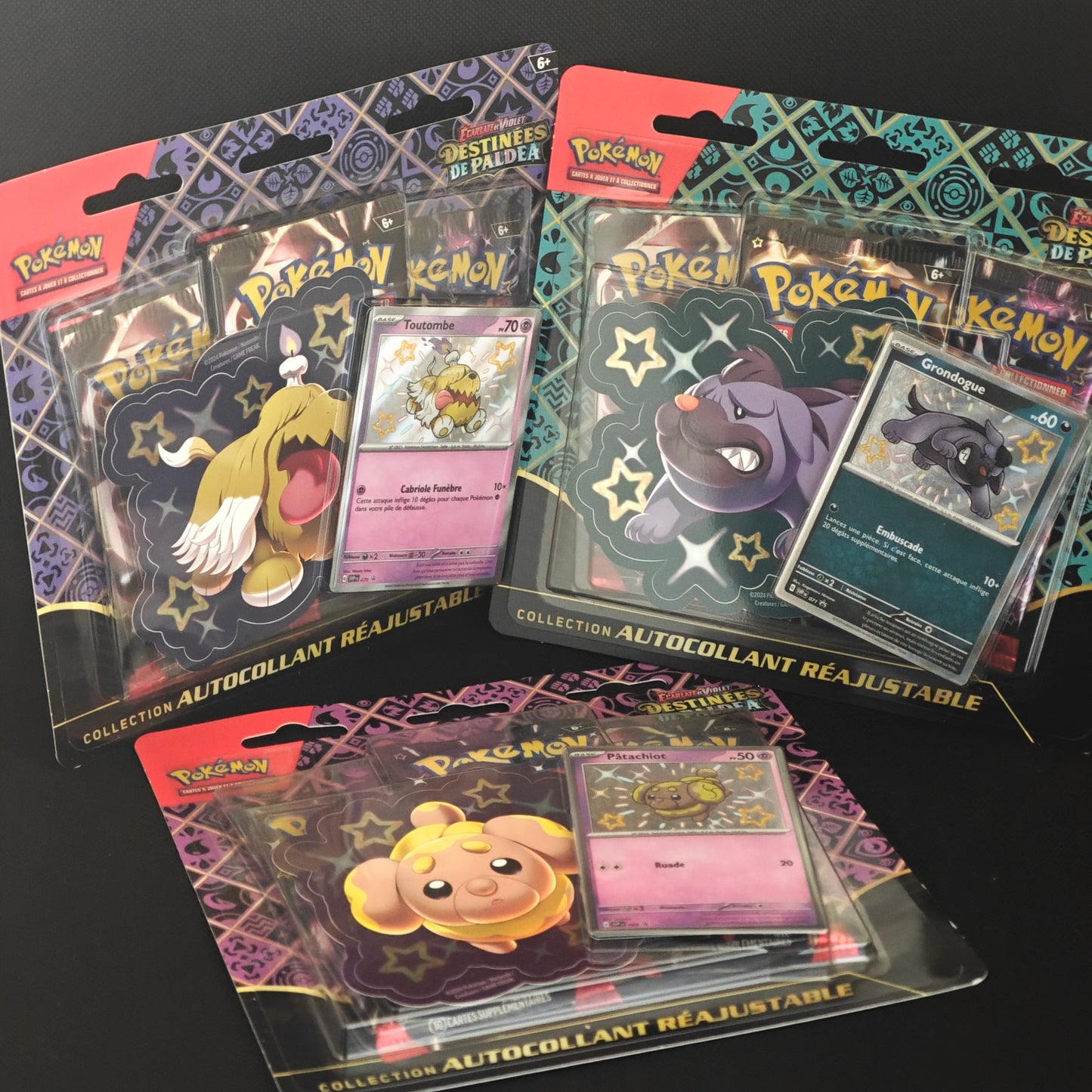 Pack promo Artset de 3 Tripacks EV04,5 Destinées de Paldea