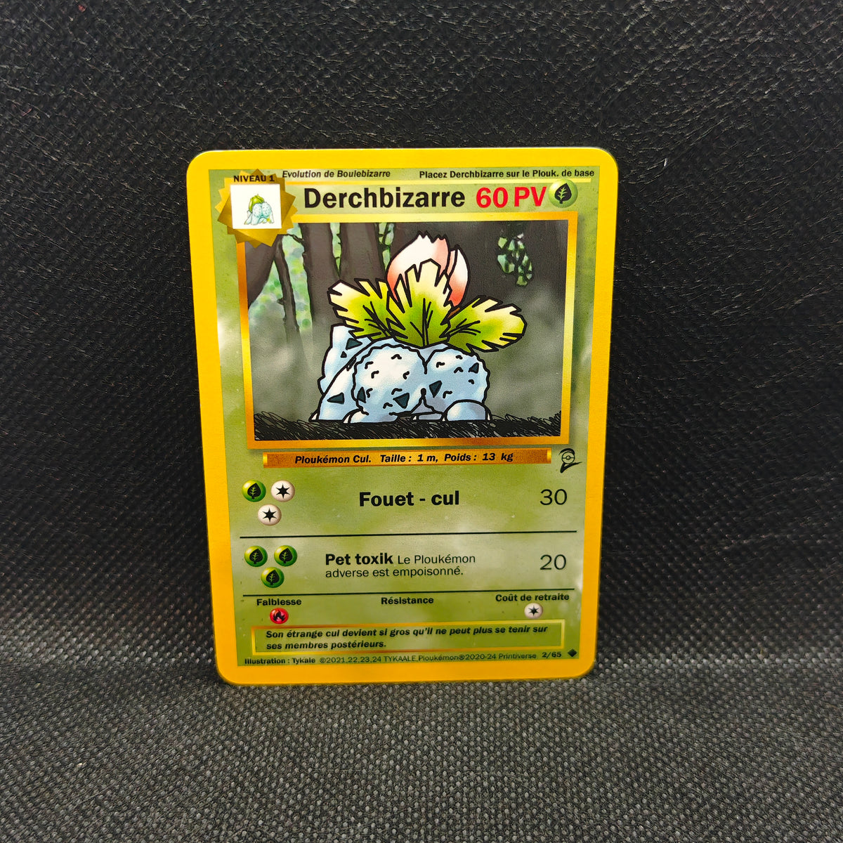 Carte Ploukémon Derchbizarre 2/65