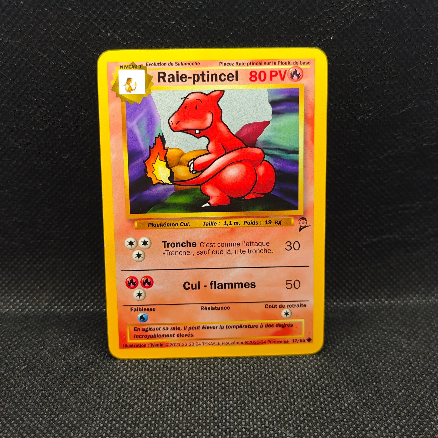 Carte Ploukémon Raie-ptincel 17/65